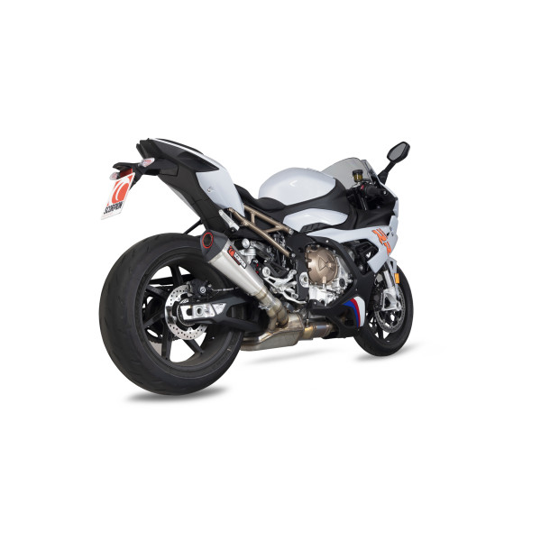 Scorpion Exhaust BMW S1000 RR 2019 - 2022 Serket Taper Slip-on Brushed Stainless Steel Sleeve